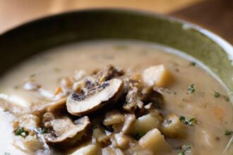 Hearty Mushroom and Barley Soup: A Nourishing Classic Recipe