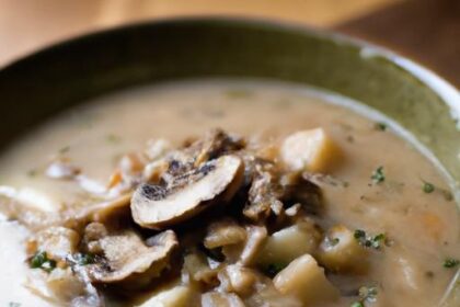 Hearty Mushroom and Barley Soup: A Nourishing Classic Recipe