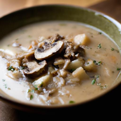 Hearty Mushroom and Barley Soup: A Nourishing Classic Recipe