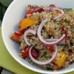 Nourish Naturally: Quinoa Salad with Roasted Veggies Delight
