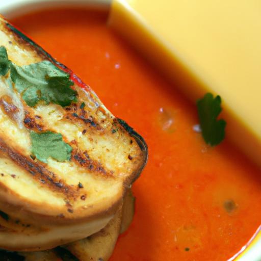The Perfect Pairing: Grilled Cheese Meets Tomato Soup Delight