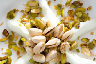 Sweet Harmony: Greek Yogurt with Honey & Crunchy Pistachios