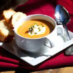 Velvety Roasted Red Pepper & Gouda Cheese Soup Delight