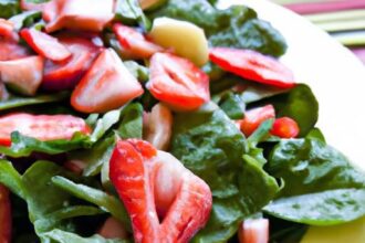 Fresh & Flavorful: The Ultimate Spinach and Strawberry Salad