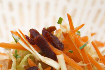 Crunchy Bliss: The Magic of Shredded Carrot & Raisin Salad