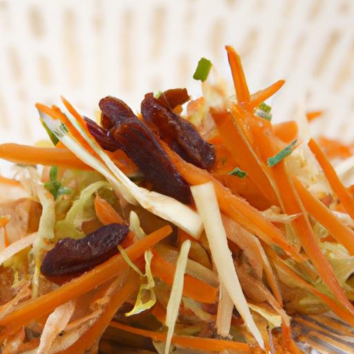 Crunchy Bliss: The Magic of Shredded Carrot & Raisin Salad
