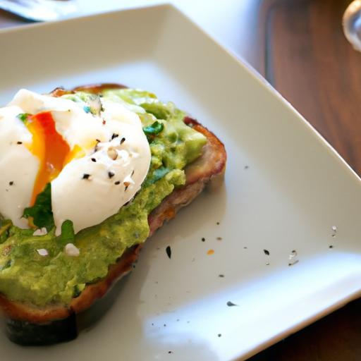 Golden Mornings: Mastering Avocado Toast with Poached Egg