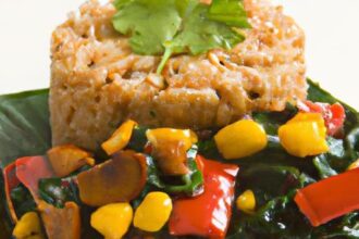 Savor Sunset Flavors: Grilled Tempeh with Zesty Ginger Touch