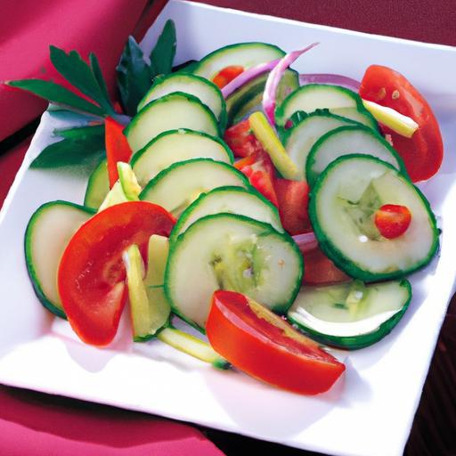 Refreshing Cucumber and Tomato Salad: A Crisp, Colorful Delight