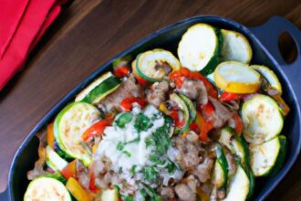 Sizzling Ground Beef & Zucchini Skillet: Easy Weeknight Meal