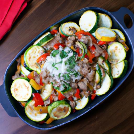 Sizzling Ground Beef & Zucchini Skillet: Easy Weeknight Meal