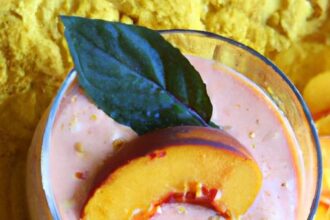 Peach and Oat Smoothie: Creamy Goodness for Vitality