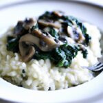 Savor the Creamy Delight of Mushroom and Spinach Risotto