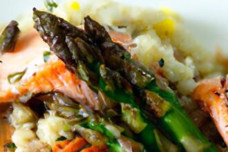 Flavorful Salmon and Asparagus Rice Skillet: A One-Pan Wonder