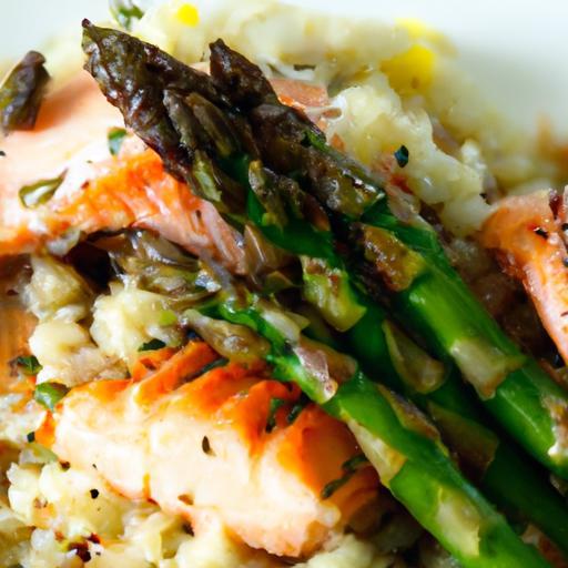 Flavorful Salmon and Asparagus Rice Skillet: A One-Pan Wonder