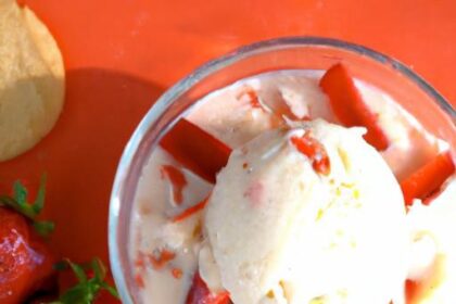 Dreamy Vegan Strawberry Cheesecake Ice Cream Delight