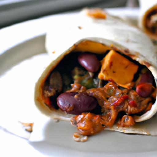 Power-Packed Whole‌ Wheat Breakfast Burrito with Beans