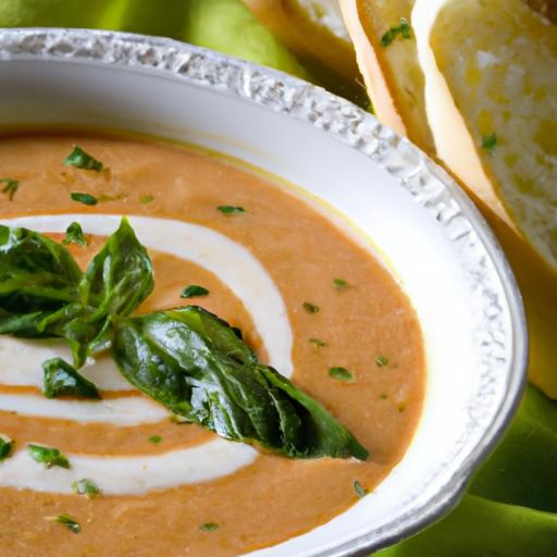 Savor the Flavors: Creamy Tomato Basil Bisque Unveiled