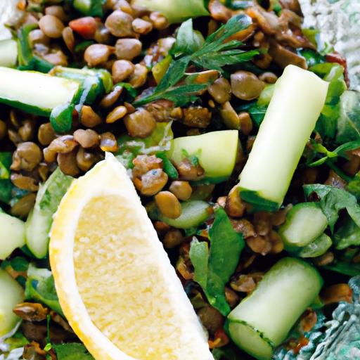 Fresh & Flavorful: The Perfect Lentil and Cucumber Salad