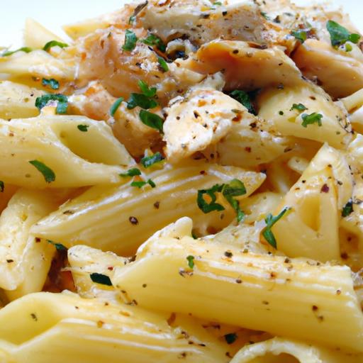 Flavorful Garlic Parmesan Chicken Pasta: A Savory Delight