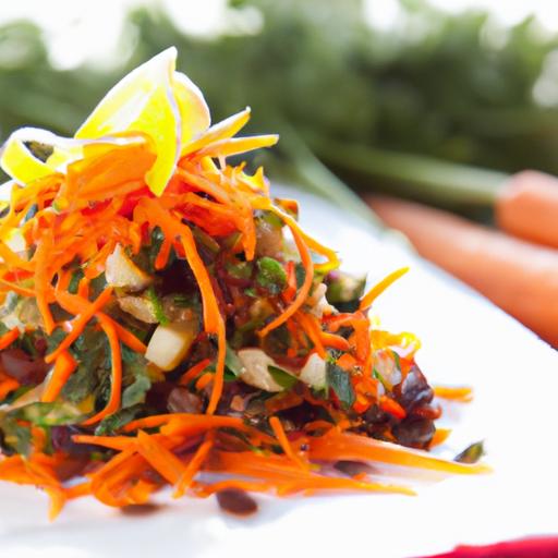 Crunchy bliss: The Magic of Shredded Carrot & raisin Salad