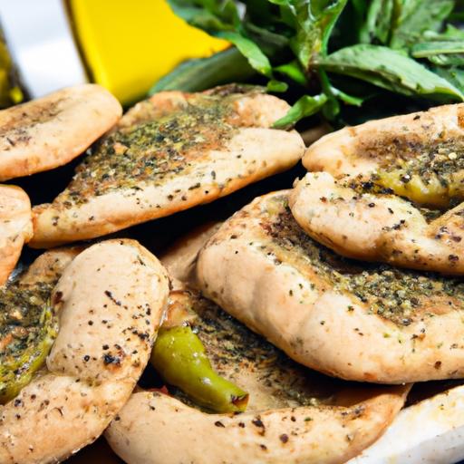 Zaatar & Olive Oil Flatbread: A Flavorful Middle Eastern delight