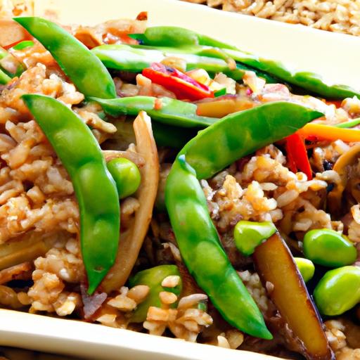 Nutritious Bliss: Brown Rice & Edamame Stir-Fry Delight