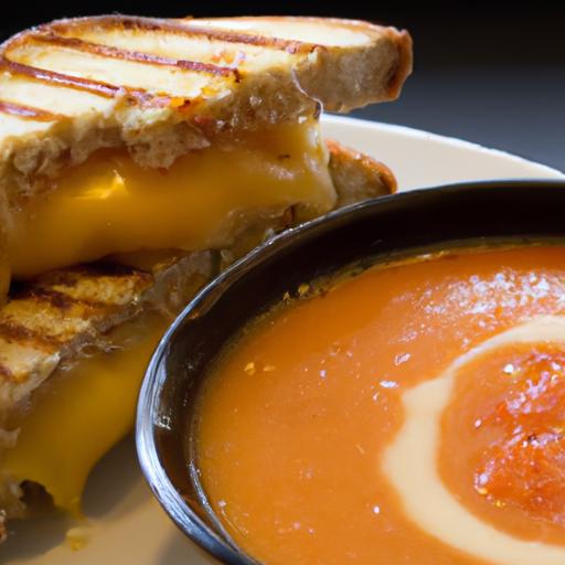 The Perfect Pairing: grilled Cheese Meets Tomato ‍Soup Delight