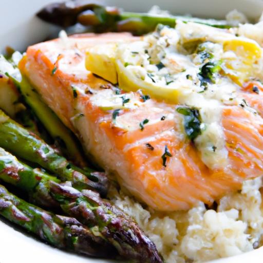 Flavorful Salmon and Asparagus Rice Skillet: A One-Pan Wonder