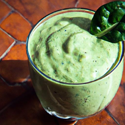 Power-Packed Avocado & Spinach Smoothie: A⁣ Green Energy Boost
