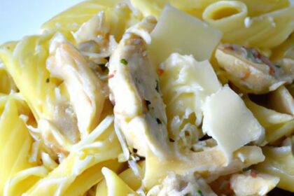 Flavorful Garlic Parmesan Chicken Pasta: A Savory Delight