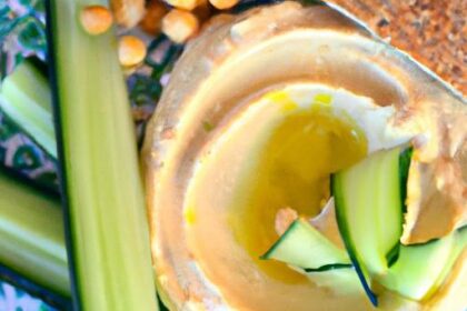 Crunchy Cucumber Meets Creamy Hummus: A Healthy Duo