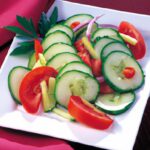 Refreshing Cucumber and Tomato Salad: A Crisp, Colorful Delight