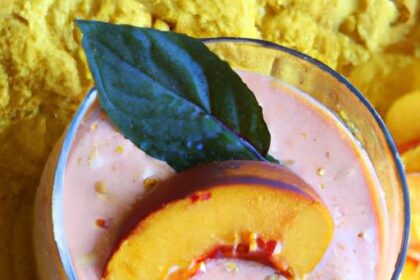 Peach and Oat Smoothie: Creamy Goodness for Vitality