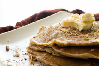 Nutty Delight: Buckwheat Pancakes with Almond Butter Bliss