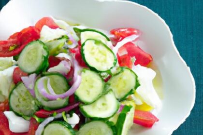 Fresh & Crisp: The Ultimate Tomato, Onion, Cucumber Salad