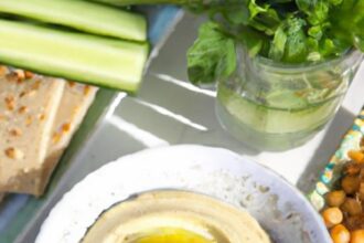 Crunchy Cucumber & Creamy Hummus: A Perfect Healthy Duo