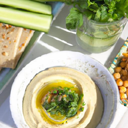 Crunchy Cucumber & Creamy Hummus: A Perfect Healthy Duo