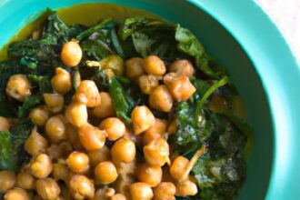 Hearty Chickpea and Spinach Stew: A Nutritious Delight