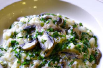 Creamy Mushroom & Spinach Risotto: A Savory Delight