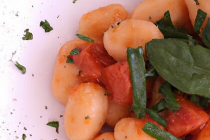 Savor the Flavors: Gnocchi with Tomato & Basil Delight