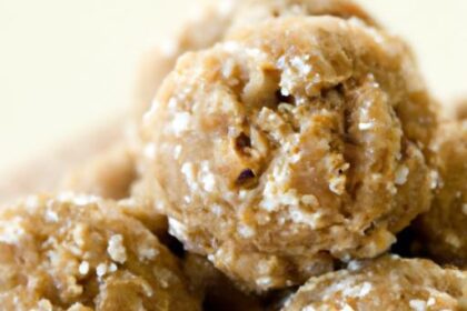 Power-Packed Peanut Butter Oatmeal Balls: Energy in Bites