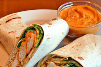 Spice Up Lunch: Hot Honey Buffalo Chicken Wraps Delight