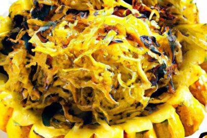 Spaghetti Squash Delight: Garlic & Olive Oil Magic Unveiled