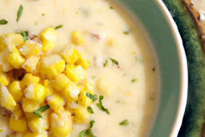 Velvety Creamy Corn Chowder: A Comfort Bowl of Bliss