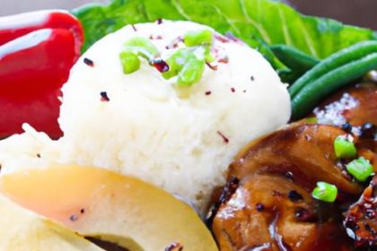 Savor the Flavor: Chicken and Rice with Tangy Teriyaki Sauce