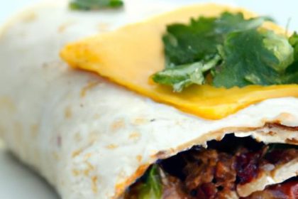 Rise and Shine: The Ultimate Egg & Cheese Breakfast Burrito