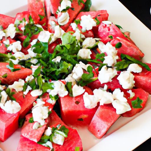 Sweet Meets Savory: The Perfect Watermelon and Feta Salad