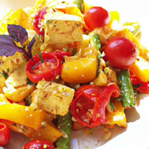 Veggie-Packed ​Tofu Scramble: A Colorful Protein Boost