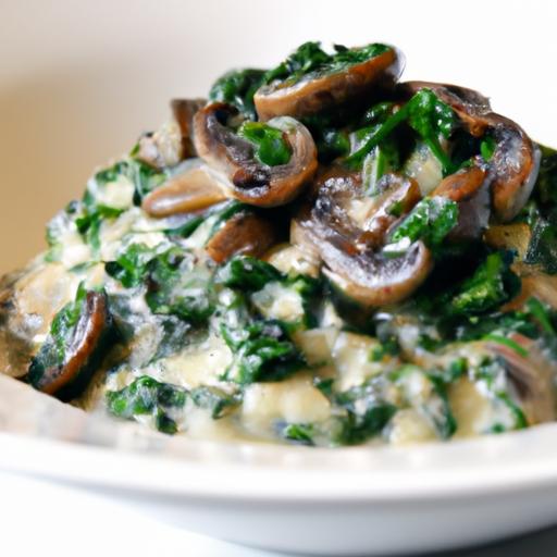 Creamy mushroom & Spinach Risotto:⁤ A Savory Delight